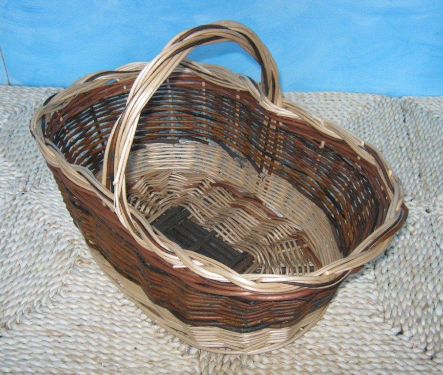 Cesto Portalegna In Vimini Con Manici – Rotondo 45x45x43 Cm – Orework